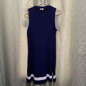Annalee + Hope size medium sleeveless blue nautical look dress EUC